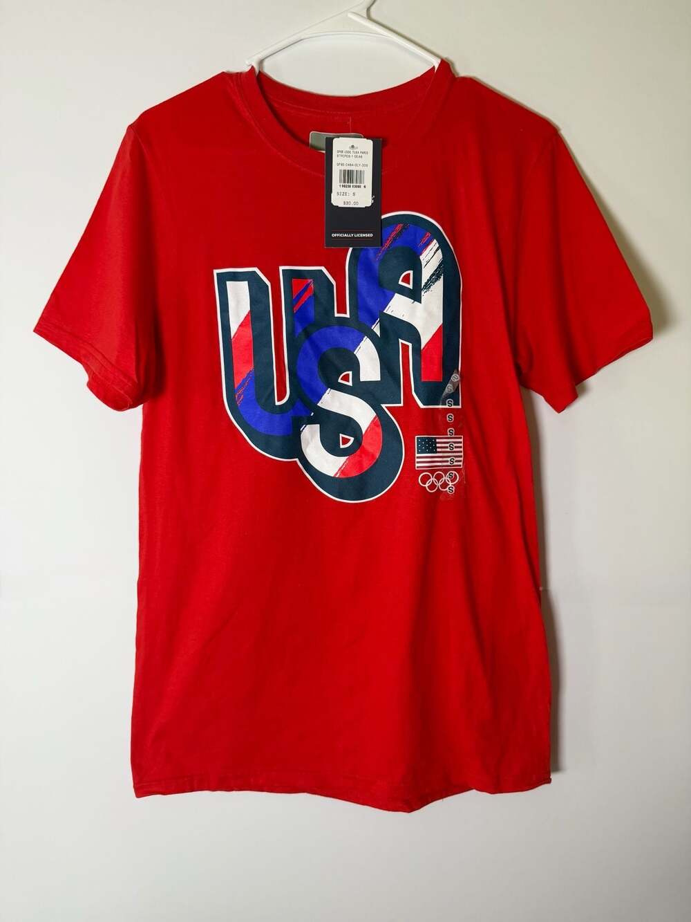 Fanatics USA Olympic Red T-Shirt Size S